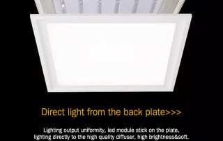 LED BACK-LIT PANEL LIGHT Direct Light panel lamp